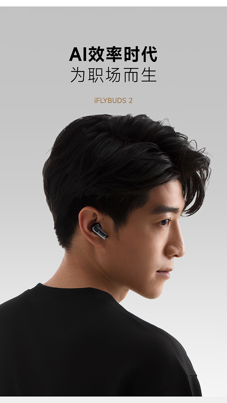 科大讯飞（iFLYTEK）录音降噪会议蓝牙耳机