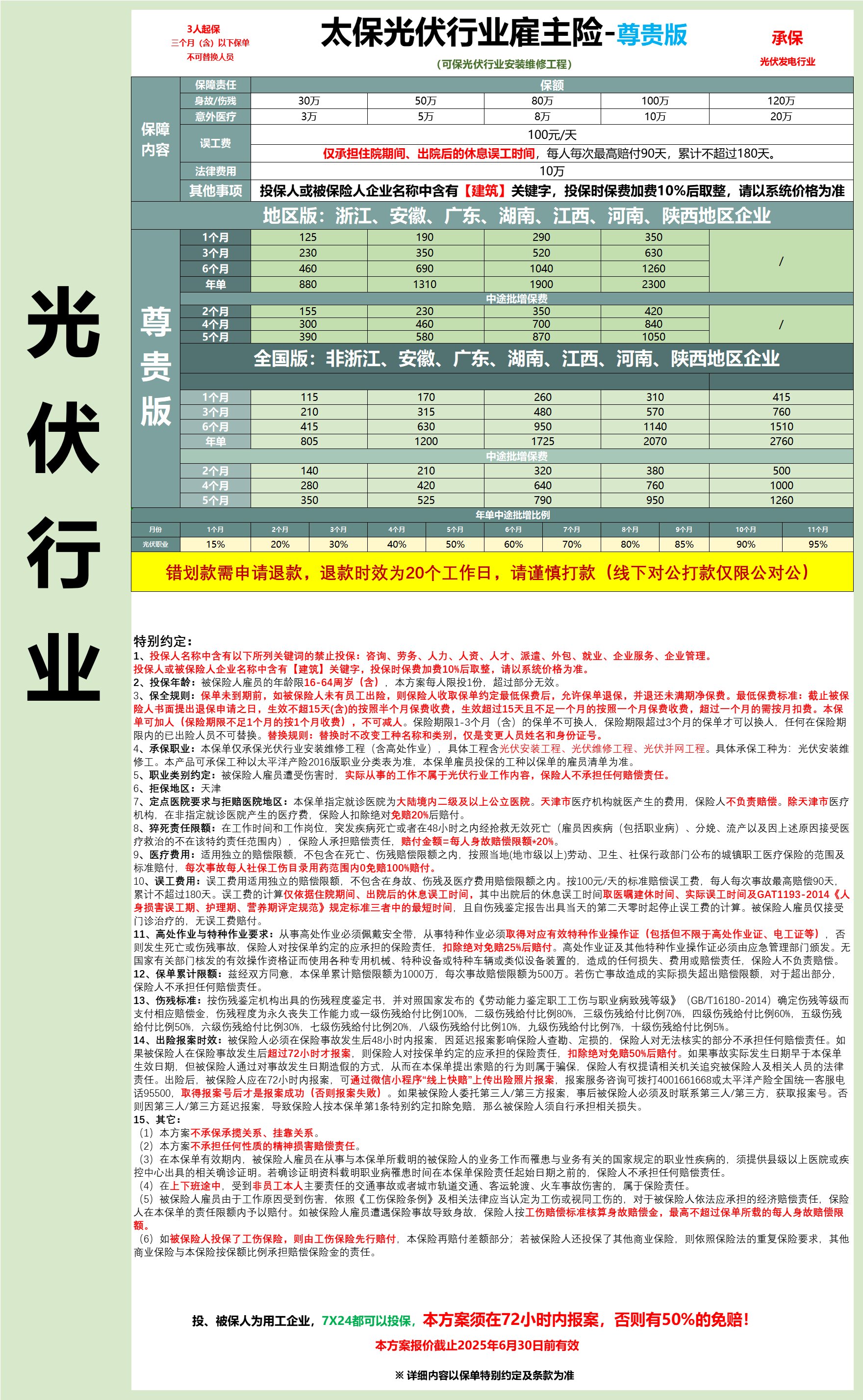 雇主责任险&团体意外险 雇主责任险&团体意外险